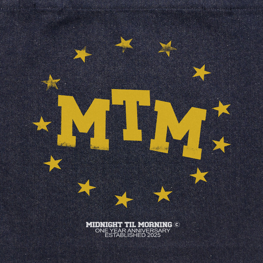 Midnight Til Morning Offical "One Year Anniversary" Tote Bag