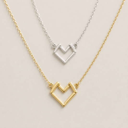 Midnight Til Morning - Heart Pendant Necklace