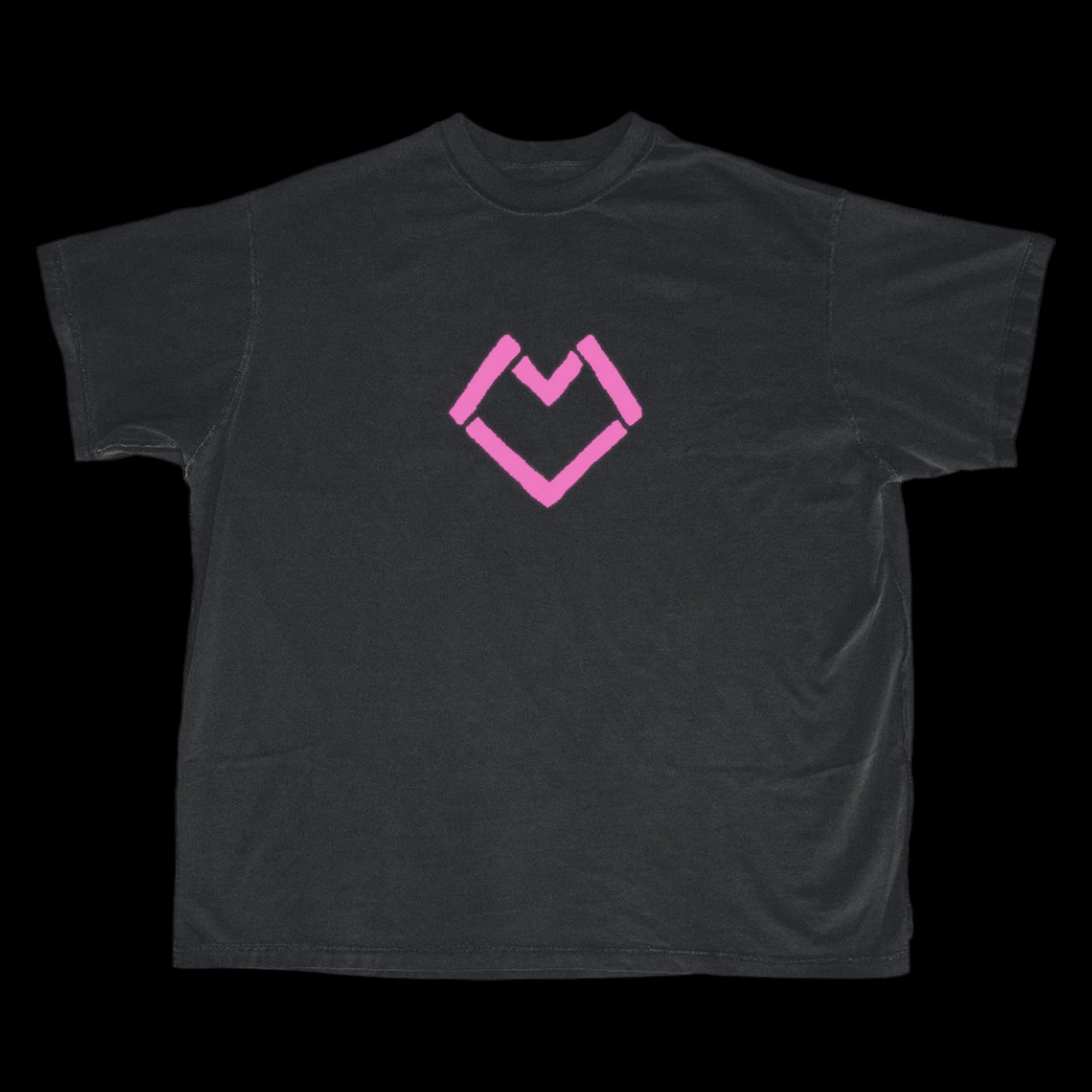 Midnighters Neon Heart Black T-Shirt (Discord Exclusive)