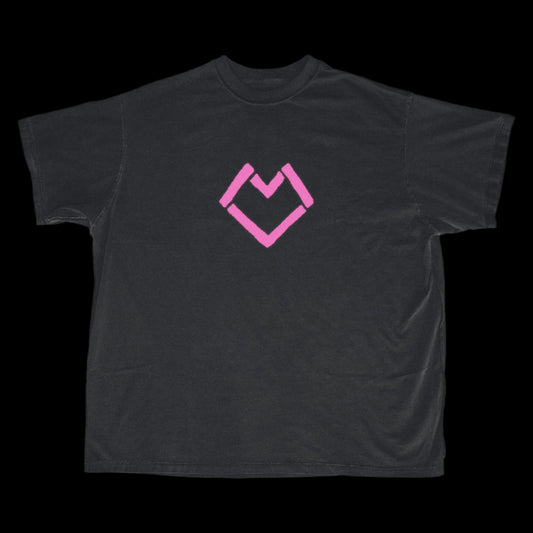Midnighters Neon Heart Black T-Shirt (Discord Exclusive)
