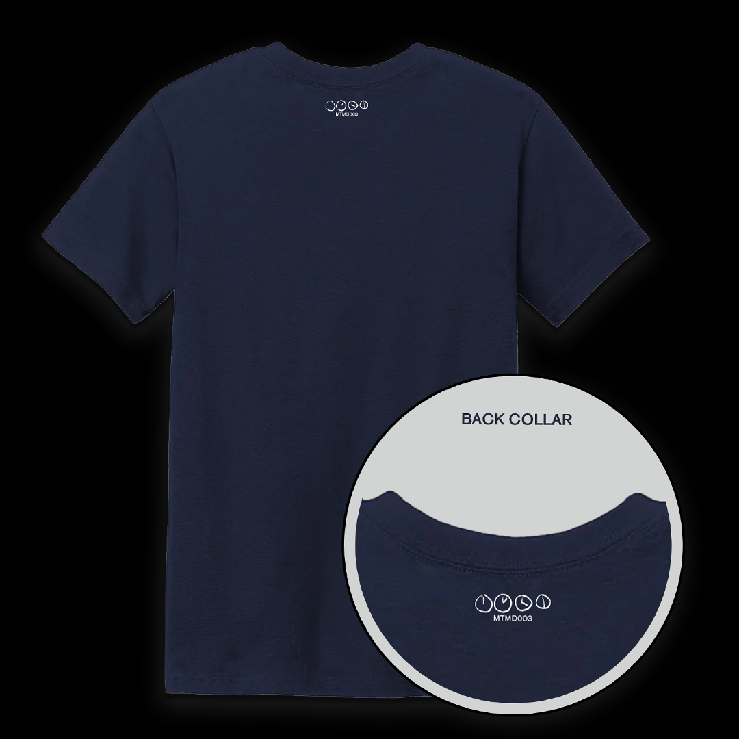 Midnight Til Morning - "Illustrated Faces" Navy T Shirt (Discord Exclusive)